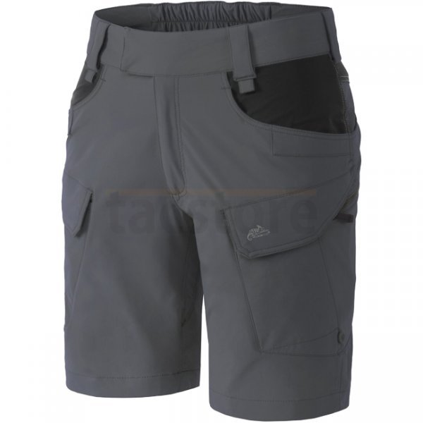 Helikon-Tex Women's OTS Outdoor Tactical Shorts 8.5 - Shadow Grey / Black - L