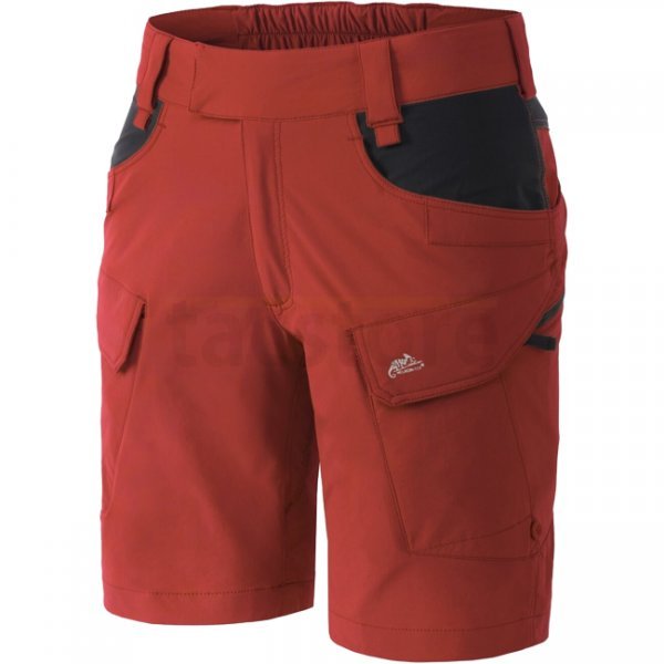 Helikon-Tex Women's OTS Outdoor Tactical Shorts 8.5 - Crimson Sky / Black - L