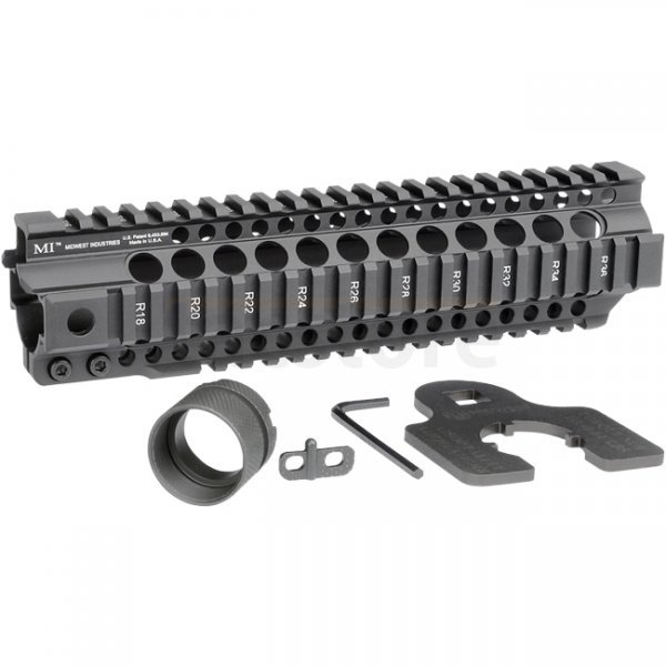 Midwest Industries Combat Rail One Piece Free Float Handguard T-Series 9.5