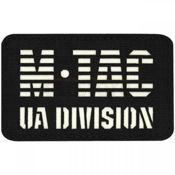 M-Tac UA Division Laser Cut Patch GID - Black