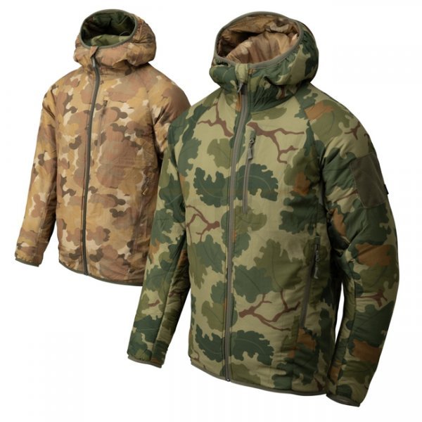 Helikon-Tex Reversible Wolfhound Hoodie Jacket Windpack - Mitchell Camo Leaf / Mitchell Camo Clouds - 2XL