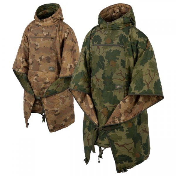 Helikon-Tex Reversible Swagman Roll Poncho - Mitchell Camo Leaf / Mitchell Camo Clouds