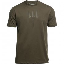 Pitchfork Trident Print T-Shirt - Ranger Green - S