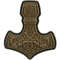 M-Tac Mjolnir Rubber Patch Large - Olive - Coyote