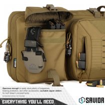 Savior Equipment Urban Warfare Double Rifle Bag 36 Inch - Dark Earth