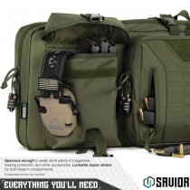 Savior Equipment Urban Warfare Double Rifle Bag 42 Inch - Olive