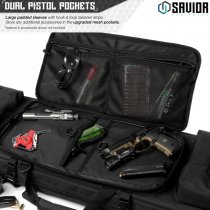 Savior Equipment Urban Warfare Double Rifle Bag 46 Inch - Black