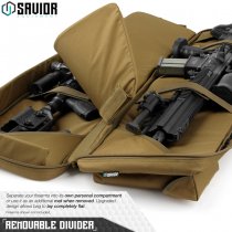 Savior Equipment Urban Warfare Double Rifle Bag 55 Inch - Dark Earth