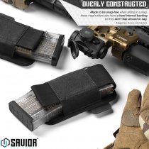 Savior Equipment AR-15/AK Mag Holder 3 Slot - Black