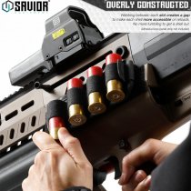 Savior Equipment 12GA Shotgun Shell Card 6 Rounds - Black