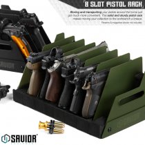 Savior Equipment Pistol Rack 12 Slots - Olive