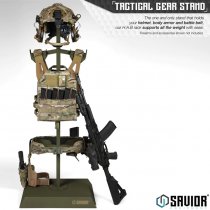 Savior Equipment H.A.B Rack Tactical Gear Stand - Olive