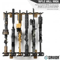 Savior Equipment Rifle Wall Rack 6 Slots - RAL 8000