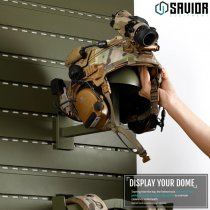 Savior Equipment Wall Rack System Helmet Rack - Olive