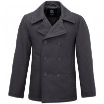 Brandit Pea Coat - Anthracite - 2XL