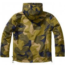 Brandit Windbreaker Frontzip - Swedish Camo M90 - 2XL