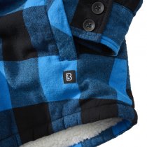 Brandit Lumberjacket Hooded - Black / Blue - 6XL