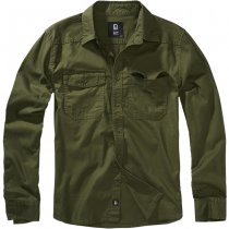 Brandit Flanellshirt - Olive - 6XL