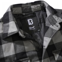 Brandit Lumberjacket - Black / Charcoal - S