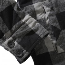 Brandit Lumberjacket - Black / Charcoal - 2XL