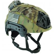 Agilite Team Wendy Exfil Carbon Helmet Cover - Ranger Green - M/L