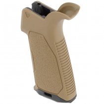 Strike Industries AR Overmolded Pistol Grip 15 Degree - Dark Earth