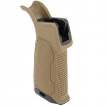 Strike Industries AR Overmolded Pistol Grip 15 Degree - Dark Earth