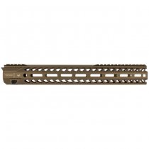 Strike Industries AR15 Strike Rail Handguard M-LOK 15.5 Inches - Dark Earth