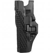 BLACKHAWK Level 3 Basketweave SERPA Duty Holster Glock 17/19/22/23/31/32 - Black