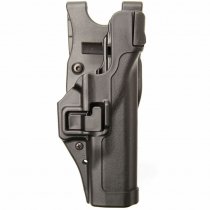 BLACKHAWK Level 3 Matte Finish SERPA Duty Holster 1911 - Black