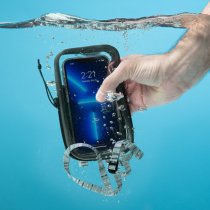 Nite Ize RunOff Waterproof Phone Case - Charcoal