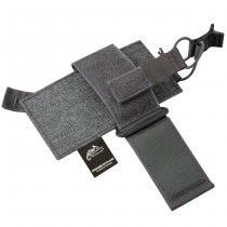 Helikon-Tex Inverted Pistol Holder Insert - Nylon Polyester Blend - Melange Grey