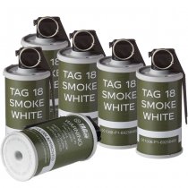 TAGinn TAG 18 Smoke Grenade 6-Pack - White