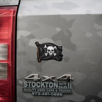 M-Tac Jolly Roger Flag Sticker - Black