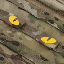 M-Tac Yellow Tiger Eyes Laser Cut Patch - Multicam