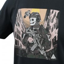 Direct Action T-Shirt DA Skeleton - Black - M