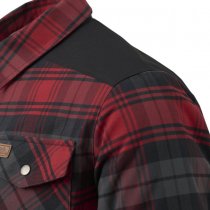 Helikon-Tex Winter Warden Shirt - Slate Crimson Plaid - M