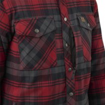 Helikon-Tex Winter Warden Shirt - Slate Crimson Plaid - M