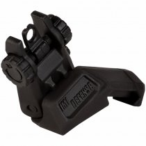 IMI Defense TRS Polymer Rear Flip Up Sight 45 Degrees Offset - Black