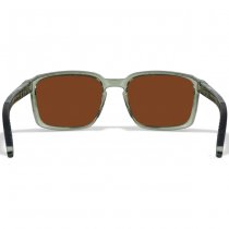 Wiley X WX Alfa Captivate Polarized Bronze Mirror - Green