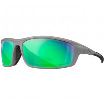 Wiley X WX Grid Captivate Polarized Green Mirror - Grey