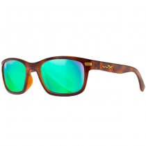 Wiley X WX Helix Captivate Polarized Green Mirror - Brown