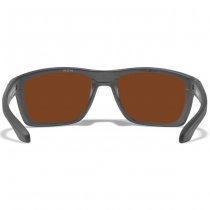 Wiley X WX Kingpin Captivate Polarized Green Mirror - Grey