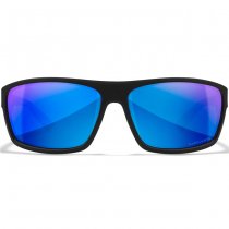 Wiley X WX Peak Captivate Polarized Blue Mirror - Black