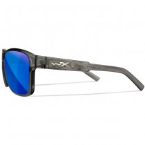 Wiley X WX Trek Captivate Polarized Blue Mirror - Grey