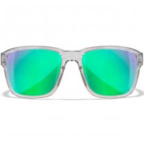 Wiley X WX Trek Captivate Polarized Green Mirror - Grey