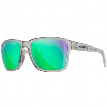 Wiley X WX Trek Captivate Polarized Green Mirror - Grey