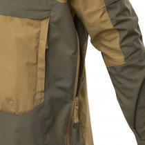 Helikon-Tex Tracer Anorak Jacket - Polycotton Stretch Ripstop - Coyote / Taiga Green - S