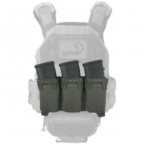 Agilite Pincer Placard Multi-Caliber Triple Mag Pouch - Ranger Green