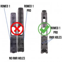 C&H Precision SIG P320 RX / PRO / AXG Trijicon RMR/SRO